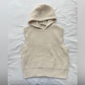Zara Knitted Hooded Sweater